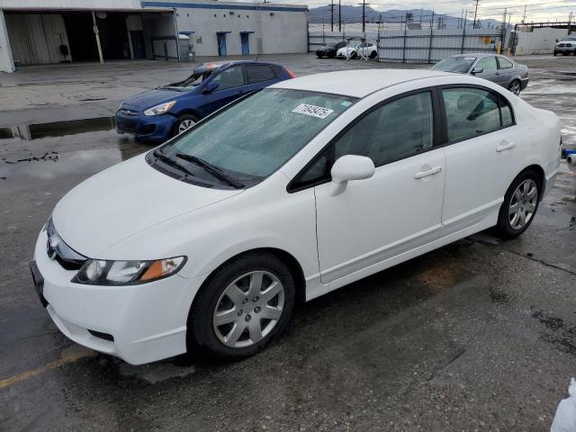 HONDA CIVIC LX 2010 white  gas 19XFA1F59AE025388 photo #1