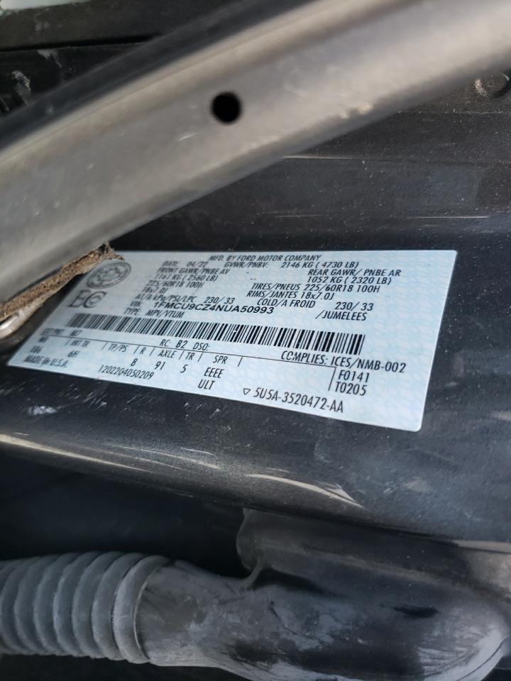 Lot #3287465997 2022 FORD ESCAPE SEL