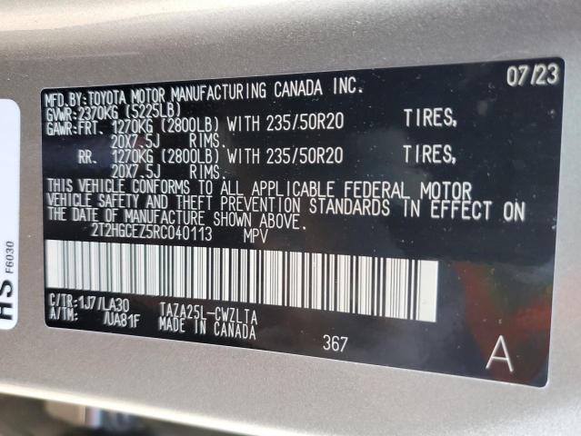 2024 LEXUS NX 350 LUX 2T2HGCEZ5RC040113
