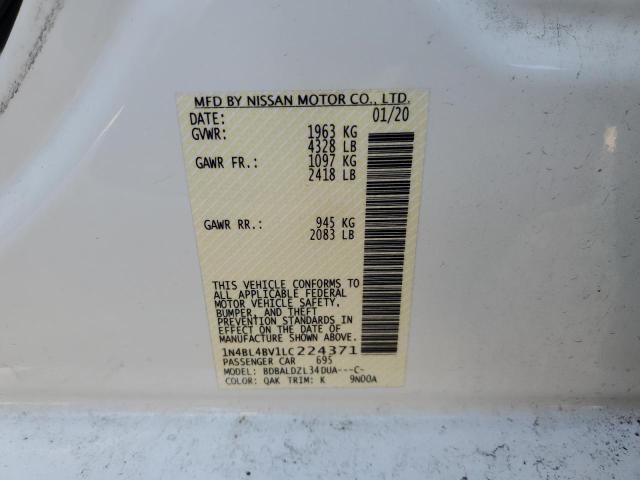 1N4BL4BV1LC224371 Nissan ALTIMA S