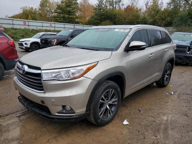 5TDKKRFHXGS140729 | 2016 Toyota highlander xle