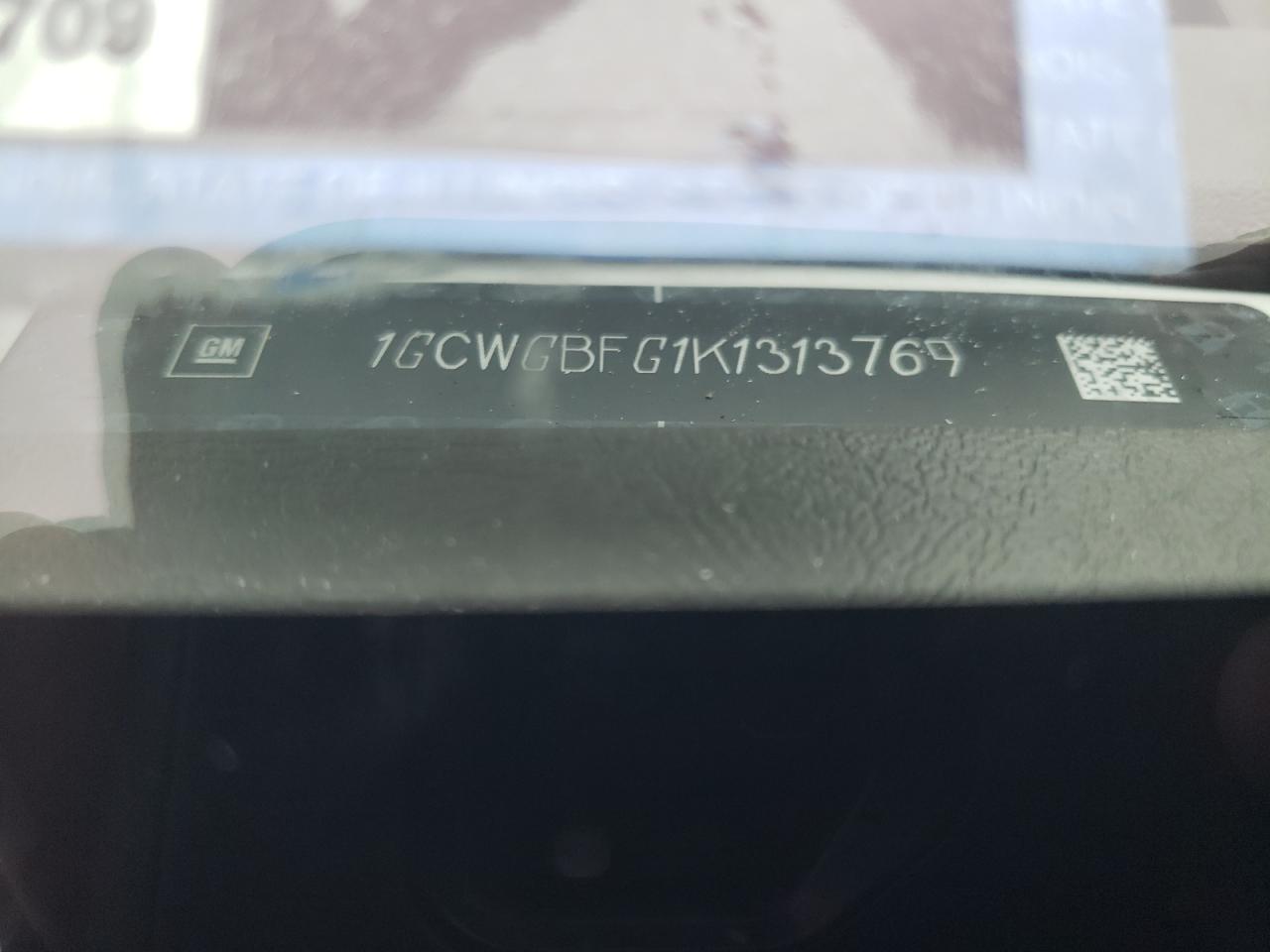 1GCWGBFG1K1313769 CHEVROLET EXPRESS 2019