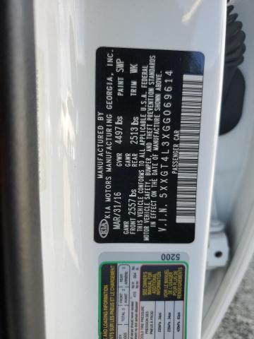 5XXGT4L3XGG069614 KIA Optima Lx