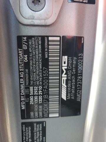 WDDXJ7JB1FA001557 Mercedes-Benz S 63 AMG