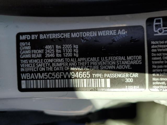 2015 BMW X1 XDRIVE3 WBAVM5C56FVV94665