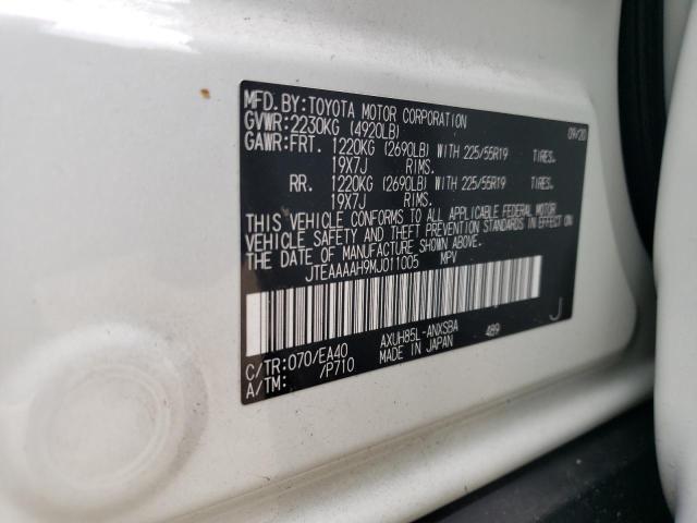 JTEAAAAH9MJ011005 Toyota VENZA LE