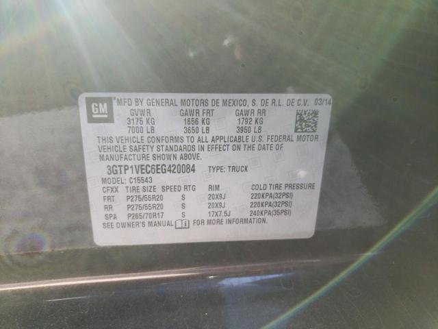 3GTP1VEC6EG420084 GMC Sierra C1500 Slt