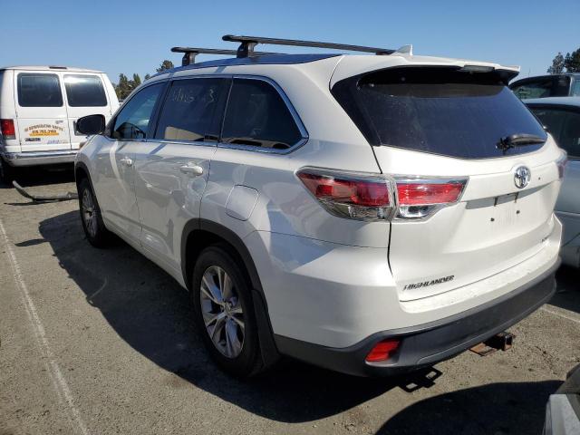 VIN 5TDJKRFHXES037187 2014 Toyota Highlander, Xle no.2