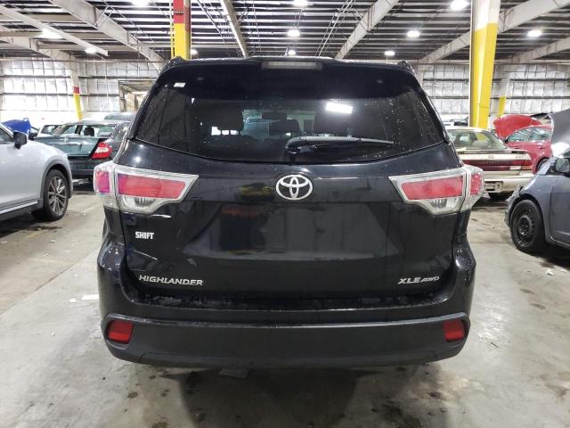 VIN 5TDJKRFH4ES009837 2014 Toyota Highlander, Xle no.6