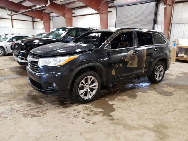 VIN 5TDKKRFH6ES021671 2014 Toyota Highlander, Xle no.1