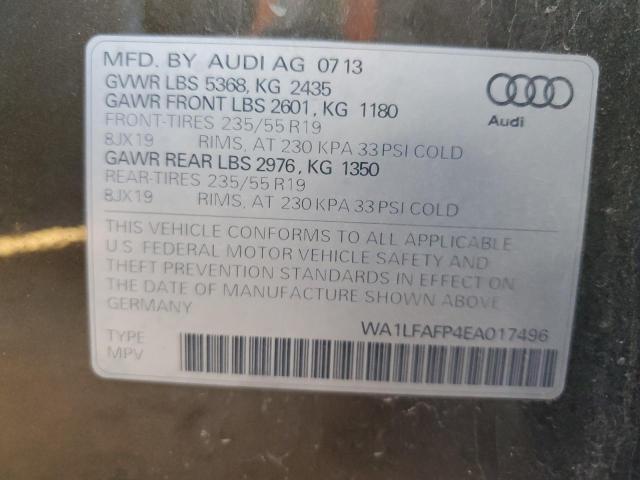 WA1LFAFP4EA017496 2014 AUDI Q5, photo no. 12