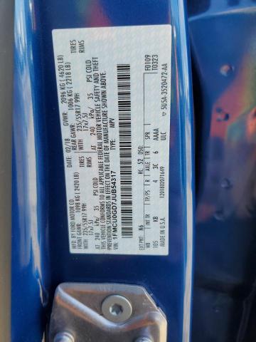 1FMCU0GD7JUB54317 Ford ESCAPE SE