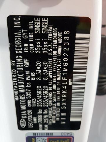 2021 KIA SORENTO SX - 5XYRK4LF1MG022338