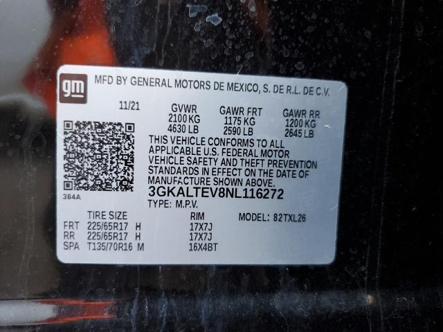  GMC TERRAIN 2022 Чорний