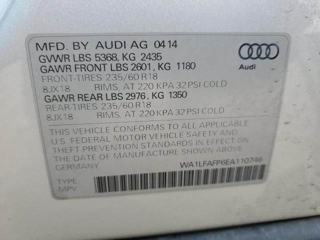 VIN WA1LFAFP6EA110746 2014 Audi Q5, Premium Plus no.13