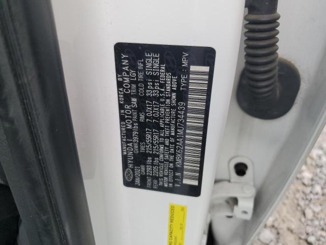 2021 HYUNDAI KONA SEL P - KM8K62AA1MU734439