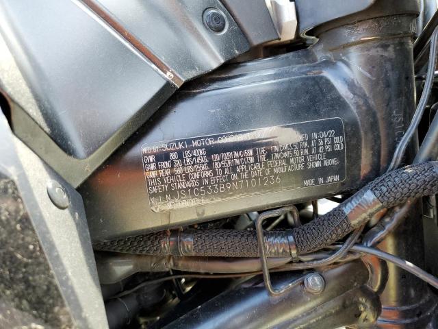 2022 SUZUKI GSX-S750 M - JS1C533B9N7101236