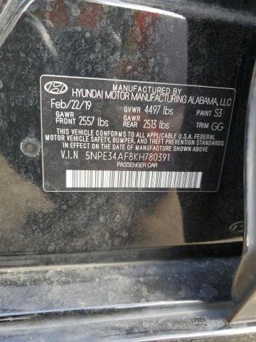 2019 HYUNDAI SONATA LIM - 5NPE34AF8KH780391