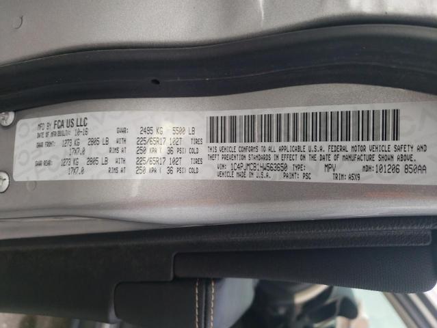 1C4PJMCB1HW563650 Jeep Cherokee Latitude