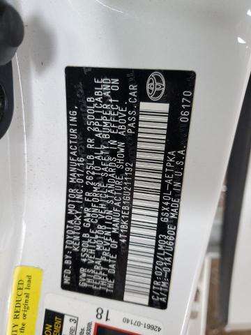 2016 TOYOTA AVALON XLE - 4T1BK1EB1GU211192