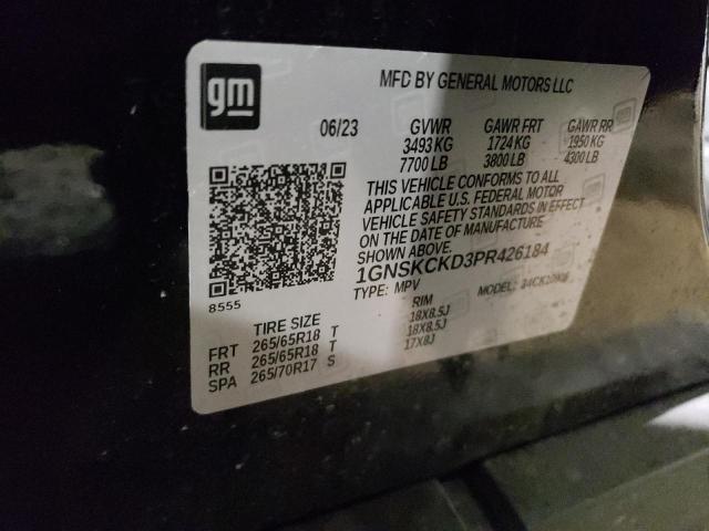 2023 CHEVROLET SUBURBAN K - 1GNSKCKD3PR426184