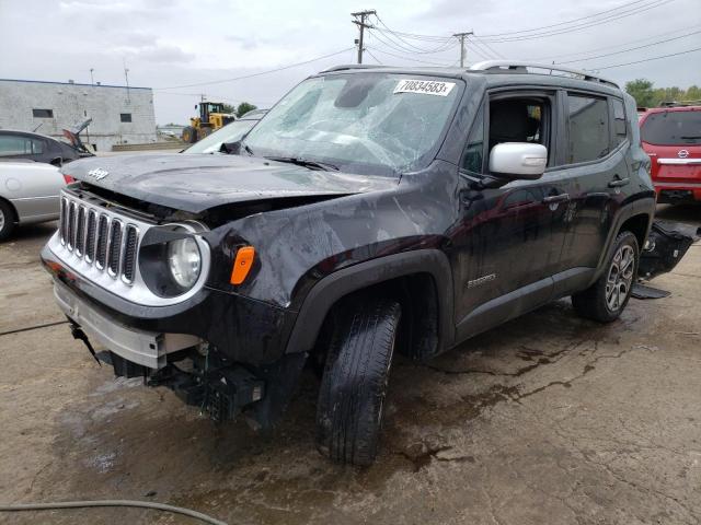  JEEP RENEGADE 2017 Чорний