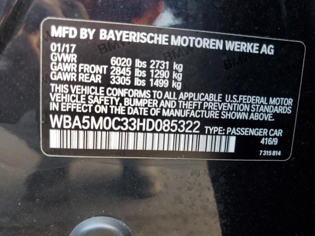 2017 BMW 550 XIGT - WBA5M0C33HD085322