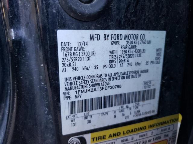 1FMJK2AT3FEF20798 Ford Expedition El Limited