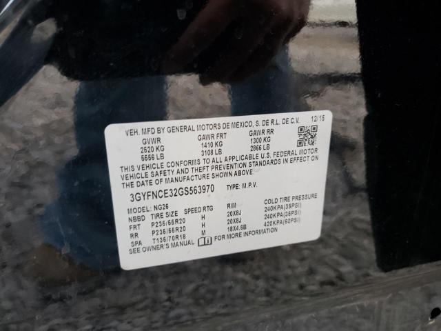 2016 CADILLAC SRX PERFOR - 3GYFNCE32GS563970
