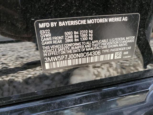 3MW5P7J00N8C64306 | 2022 BMW 330E