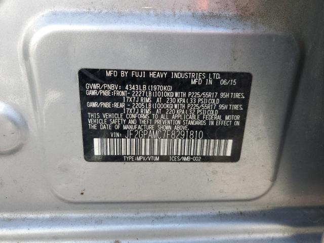 JF2GPAMC7F8291810 Subaru Xv Crosstrek 2.0 Limited