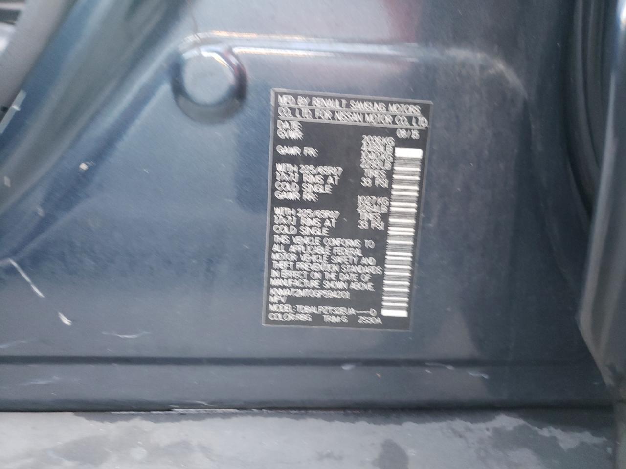 KNMAT2MT0GP594201 NISSAN ROGUE 2016