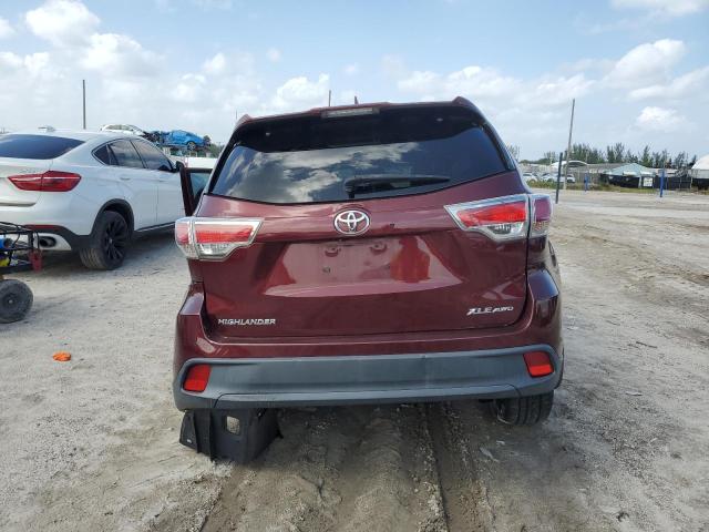 VIN 5TDJKRFH2ES069325 2014 Toyota Highlander, Xle no.6