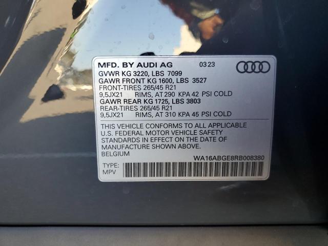 2024 AUDI Q8 E-TRON - WA16ABGE8RB008380