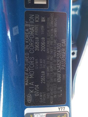 2015 KIA FORTE EX - KNAFX5A82F5314703