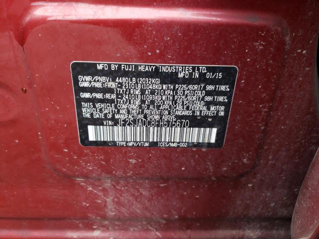 JF2SJADC8FH575670 Subaru Forester 2.5i Premium
