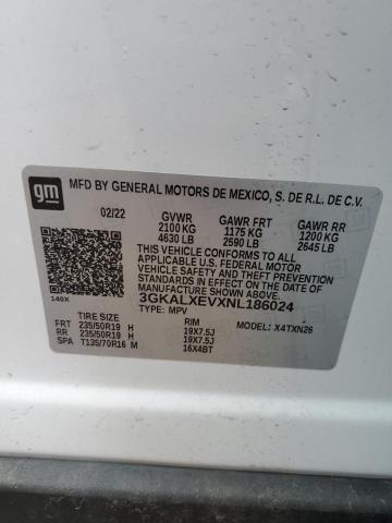  GMC TERRAIN 2022 Білий
