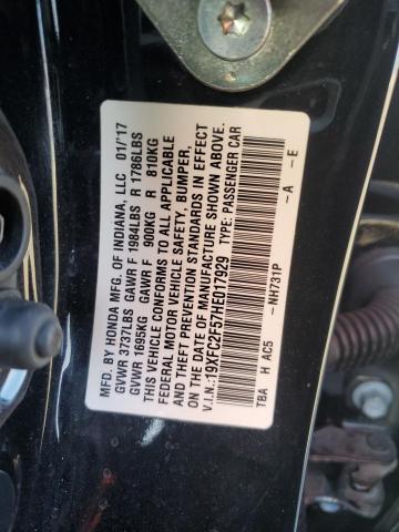 19XFC2F57HE017929 Honda Civic Lx