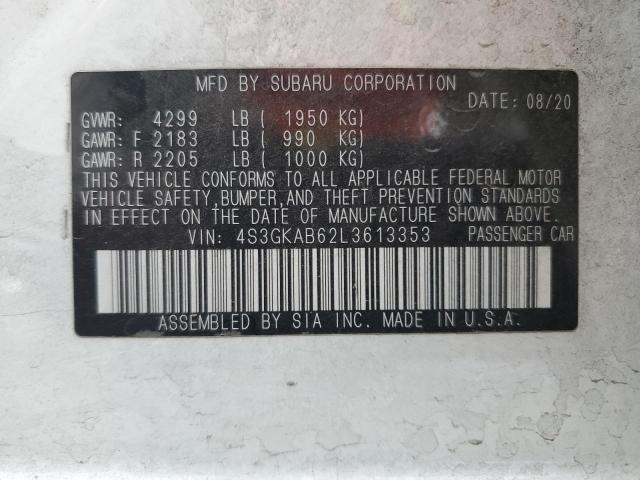 4S3GKAB62L3613353 Subaru IMPREZA