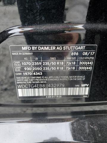 VIN WDCTG4EB8JJ432979 2018 Mercedes-Benz GLA-Class,... no.13