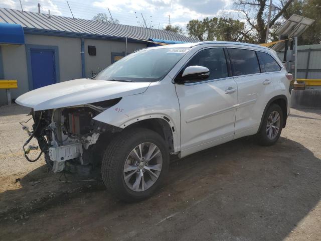 VIN 5TDJKRFH2ES059152 2014 Toyota Highlander, Xle no.1