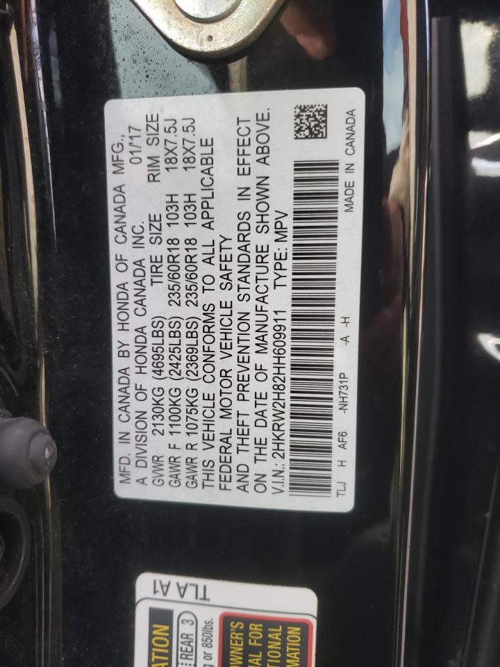 2HKRW2H82HH609911 HONDA CRV 2017