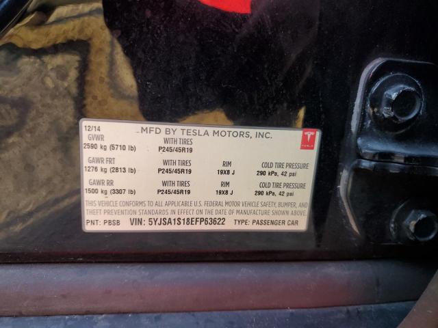 5YJSA1S18EFP63622 Tesla MODEL S