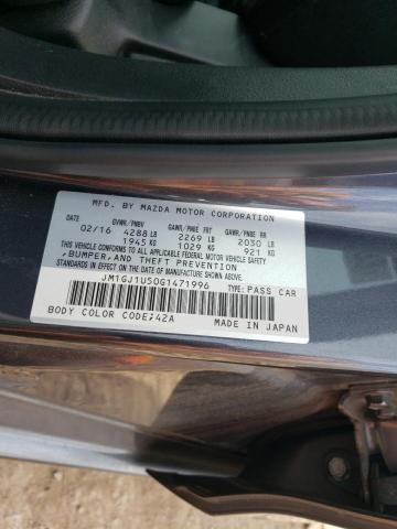 JM1GJ1U50G1471996 Mazda 6 SPORT