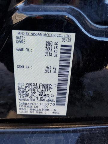 1N4BL4BV7LC115770 Nissan ALTIMA S