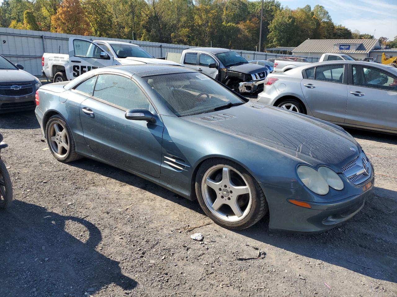 wdbsk75f63f049809 WDBSK75F63F049809 2003 Mercedes-Benz Sl 500R