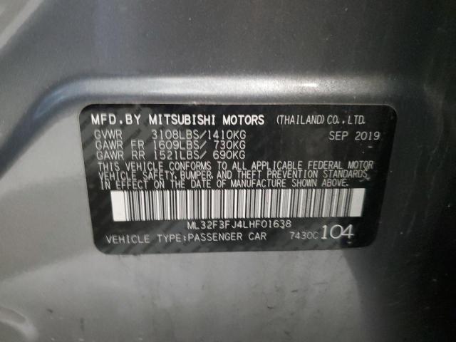 ML32F3FJ4LHF01638 Mitsubishi Mirage G4 Es