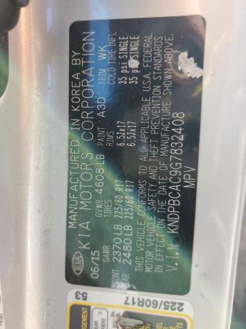 KNDPBCAC9G7832408 KIA Sportage Lx