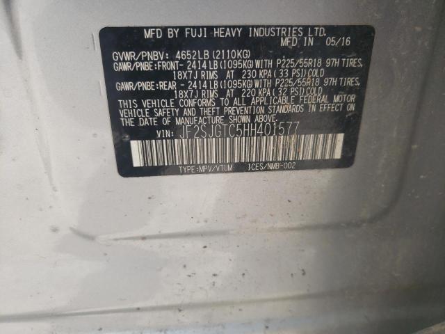 JF2SJGTC5HH401577 Subaru Forester 2.0xt Touring