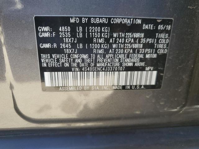 4S4BSENC4J3370107 Subaru Outback 3.6r Limited
